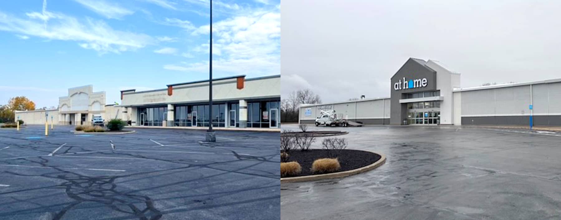 Before and After Renovation Photos for At Home Stores | GLR, Inc.