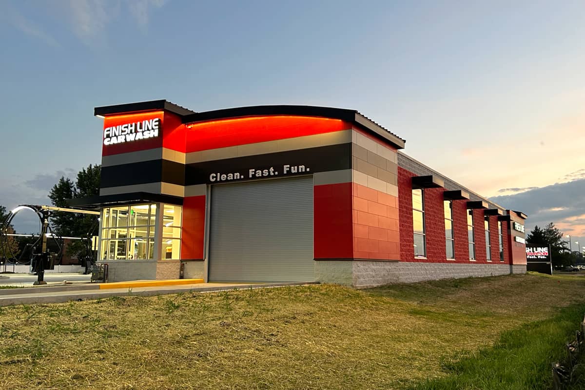 Finish Line Car Wash in Evansville, Indiana | GLR, Inc.