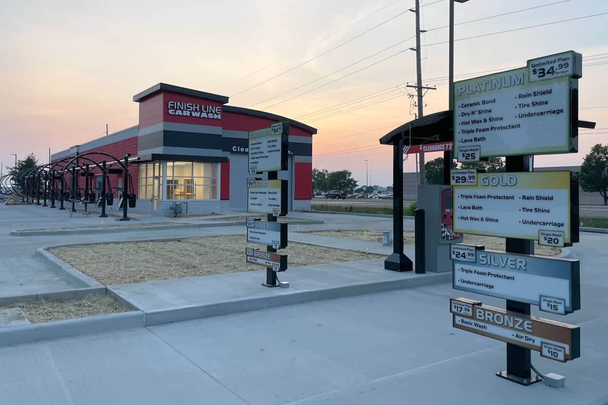 Finish Line Car Wash in Evansville, Indiana | GLR, Inc.